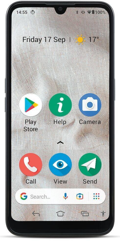 Телефон Доро 8100 Плус, 32GB, 6.1\", 4G, црн