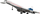Set ndërtimi LEGO Icons Concorde 10318, model avioni ekspozimi, i bardhë