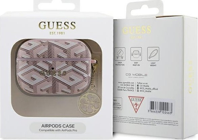 Mbulesë Guess për AirPods Pro G Cube, rozë