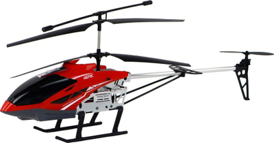 Helikopter RC Xhelikopter 70 cm me telekomandë 2.4 GHz, LED, i kuq