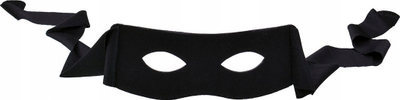 Maskë karnavalesh Zorro për sytë, e zezë