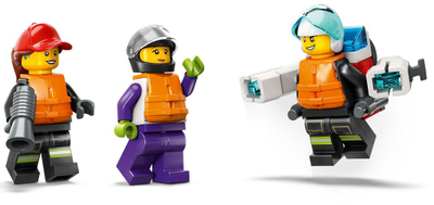 Set Lego City Firefighters Rescue Boat 60373, anije zjarrfikësish, për fëmijë