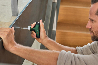 Kaçavidë me ratchet Bosch Home and Garden 1600A02Z9S, dorezë T, ergonomike, jeshile