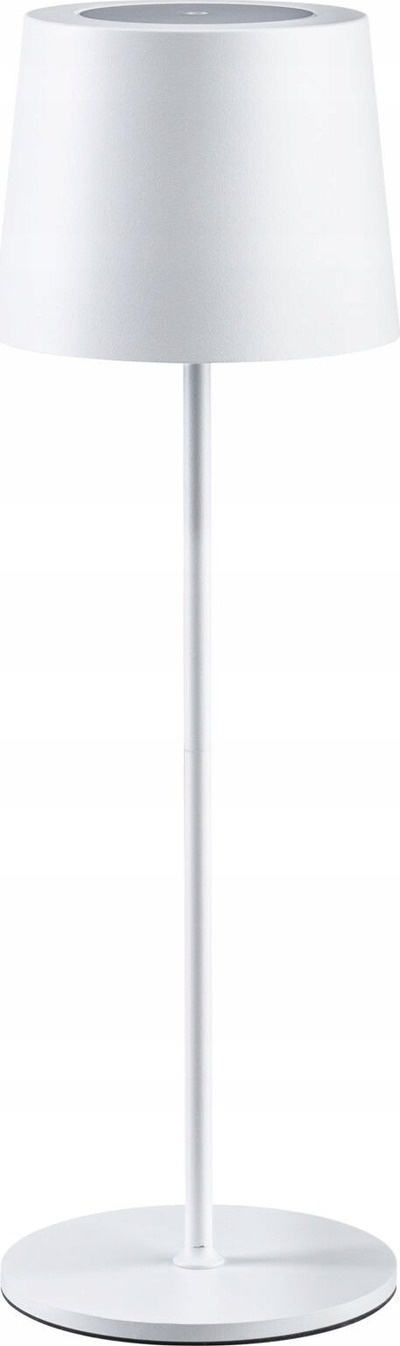 Llampë tavoline Paulmann Gilo 76997, LED 2.8W, me bateri, e bardhë