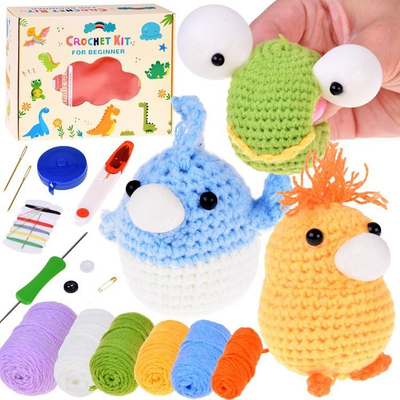 Set kreativ për gërshetim Creative Set Crocheting, me aksesorë, për fëmijë