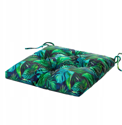 Перница за столица Siena Garden Cushion, 45x45 cm, водоотпорна, со тропски мотив