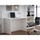 Tavolinë pune Topeshop Standard, 120 x 60 cm, panel i laminuar, e bardhë