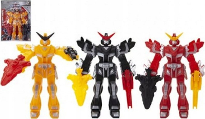 Figurë aksioni Cosmic Fighter, 15cm, me dritë dhe armë, shumëngjyrëshe