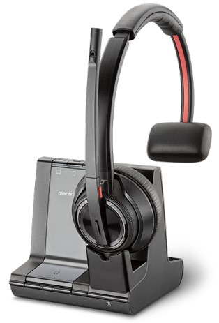Kufje Poly Savi 8210, DECT, USB, e zezë