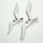 Skulpturë murale Americana Flying Seagull, alumin, 47 cm, argjendi