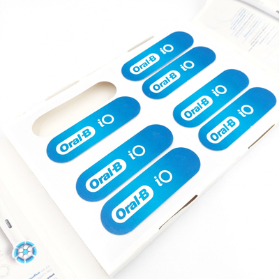 Koka furçe dhëmbësh Oral B iO Ultimate Clean, set me 8 copa, të zeza