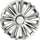 Kapak rrote Versaco Royal 11552, 14", set, argjendtë