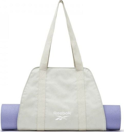 Rrip për mbajtjen e tapetit Reebok Mat Carry Sling, me xhep me zinxhir, ngjyrë bezhë