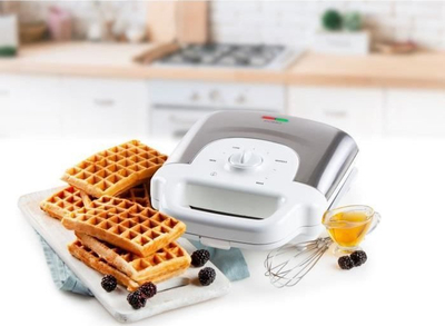 Gofriere DOMO DO9222W XL Tasty, pllakë jo-ngjitëse, paloset, e bardhë