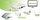 Adapter USB C Techly 3.1, HDMI RJ45 USB A 3.0, gri