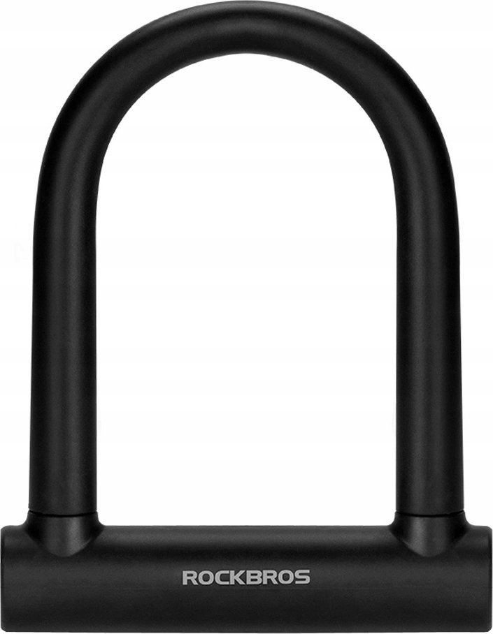 Bllokues biçiklete Rockbros RKS610-BK, U-lock, me çelës, i zi