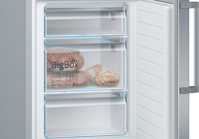 Frigorifer kongelator Bosch KGE398IBP, i pavarur, inox