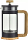French press për kafe dhe çaj Klausberg, 600ml, xham borosilikat, i zi
