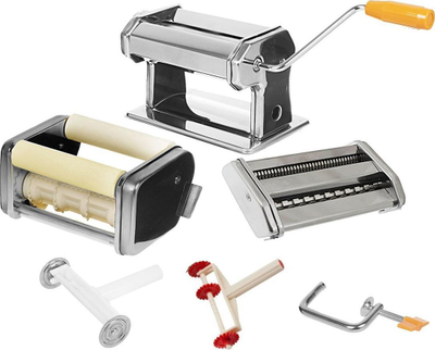 Makineri për pasta Zilner ZL-5210, 3 në 1, çelik inox, argjendtë