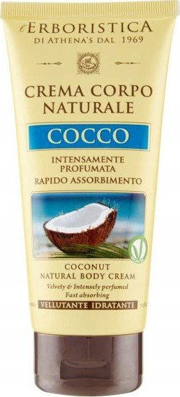 Krem trupi L’Erboristica me vaj kokosi, hidratues, 200 ml