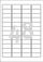 Etiketa vetëngjitëse Avery Zweckform L4778, poliestër, rezistente ndaj ujit, 20 fletë, të bardha
