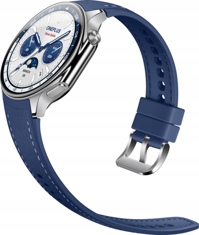Паметен часовник OnePlus Watch 2 Nordic Blue Edition, сафирно стакло, сина боја