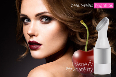 Pajisje kozmetike për buzë BeautyRelax BRIGHTLIPS BR-1260, portative, e bardhë
