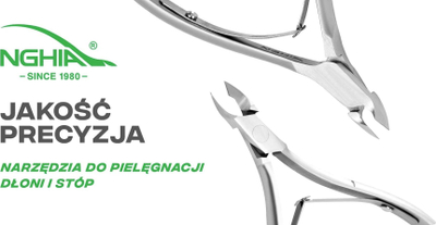 Pincetë për kutikula Nghia Export CL.206 12, teh 5 mm, çelik inoks