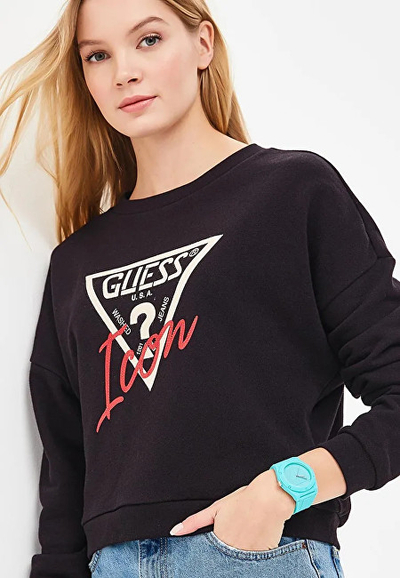 Orë dore Guess Ladies Trend Retro Pop W0979L10