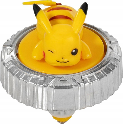 Set lojrash Pokemon Battle Spinner Arena Jazwares, me figura Pikachu dhe Mew, për kalamaj 4+