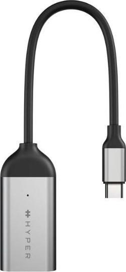 Adapter USB C në HDMI HyperDrive HD H8K GL, 8K 60Hz, gri