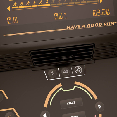 Трака за трчање Kettler Alpha Run 800, површина 55 cm, екран со програми, црна