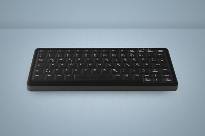 Tastierë Contour Design Active Key AK-C4110, industriale, USB, layout gjerman, e zezë