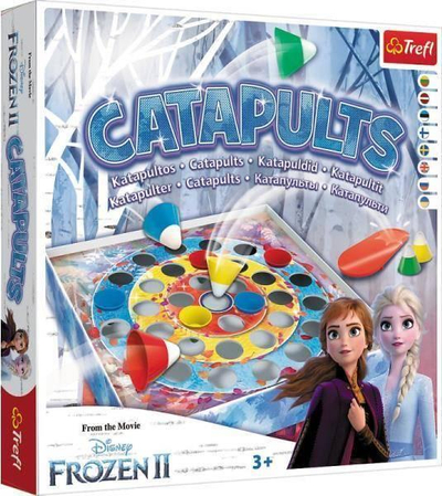 Lojë tavoline Trefl Catapults Frozen 2, për fëmijë 3+, me figurat e filmit
