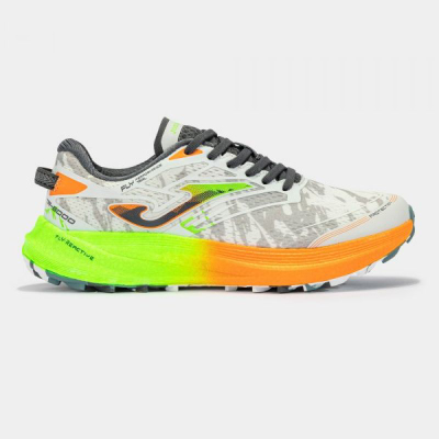 Atlete Joma TR-6, për gara trail, të bardha jeshile portokalli