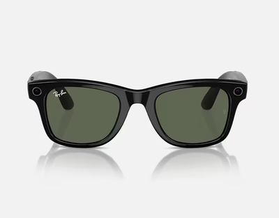 Syze dielli RAY-BAN Meta Wayfarer, smart, kamerë 12MP, memorie 32GB, të zeza