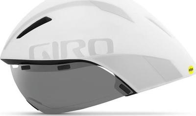 Helmetë çiklizmi Giro Aerohead MIPS, aerodinamike, me vizor, e zezë