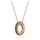 Qafore për femra Swarovski 5643750, 42cm, e artë/gjelbër