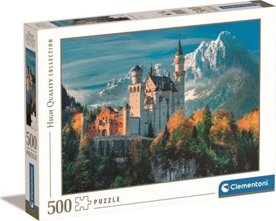 Puzzle Clementoni Neuschwanstein Castle 35146, 500 copa, 49 x 36 cm
