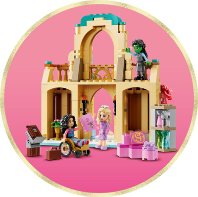 Lodër ndërtime LEGO Wicked 75681, 304 pjesë, figura Glinda Elphaba Nessarose, shumëngjyrëshe