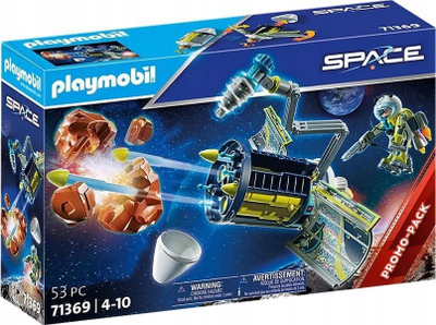Set ndërtimi Playmobil Space 71369 Meteorite Destroyer, për fëmijë 4+, shumëngjyrësh