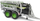 Lodër rimorkio Bruder Fliegl Barrel Trailer Jumbo Line Plus 02036, shkallë 1/16, për traktorë, e zezë
