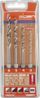 Set shpuese për dru Alpen 603002100, 4 copa, 3 6mm, rezistent ndaj nxehtësisë