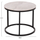 Set tavolina ndihmëse HomeMarkt Talos, rrethore, metal, 70cm, gri