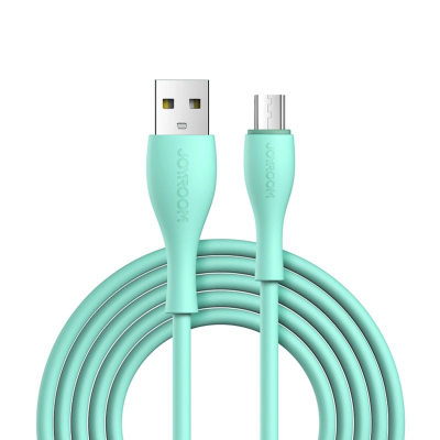 Kabllo karikimi Joyroom Bowling S-2030M8, Micro USB, 2m, 2.4A, jeshile
