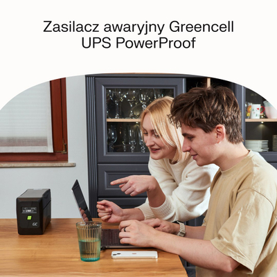UPS Green Cell PowerProof LCD, 650VA 360W, i zi