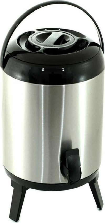 Termos gastronomik Metlex MX-7408, 13L, me rubinet, argjendtë