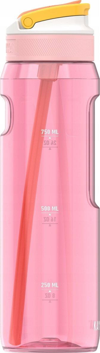Shishe uji Kambukka Lagoon, 1000 ml, plastike Tritan, rozë transparente