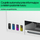 Printer multifunksional HP Smart Tank 580, Inkjet termal, i hirtë