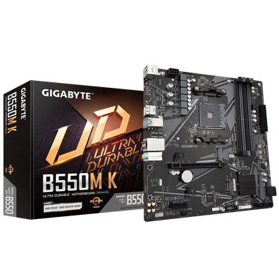 Pllakë amë GigaByte AMD B550 (Ryzen AM4), micro ATX, PCIe 4.0
